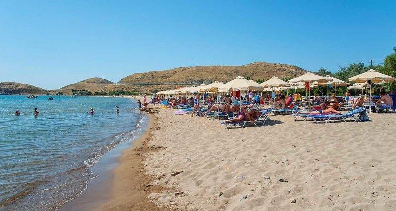 Platy Beach Hotel Bagian luar foto